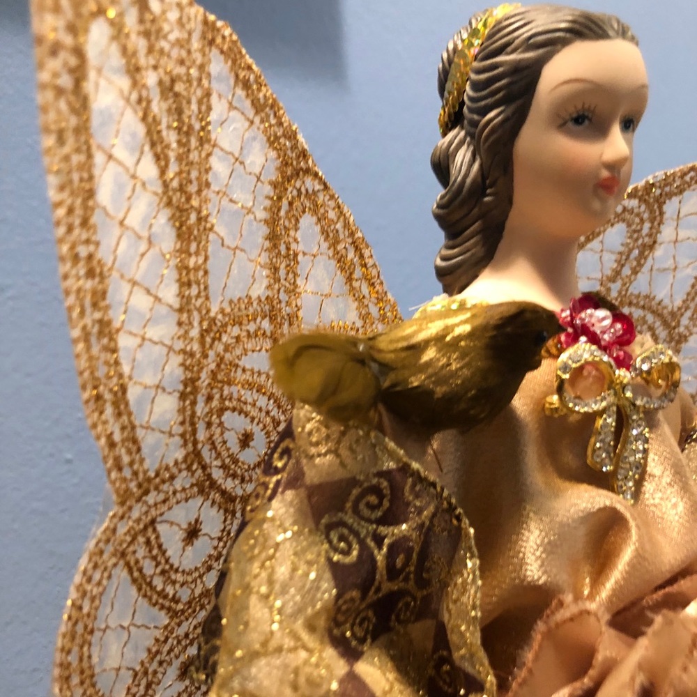 Angel doll- porcelain head